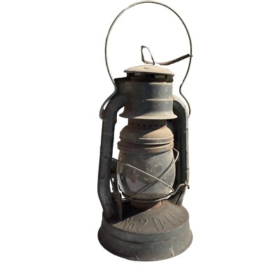 Antique Vintage Dietz Railroad Kerosene Lamp Lantern D-LITE NO 2