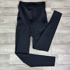 Women's Assets by Spanx Black High Rise Shaping Leggings sz L