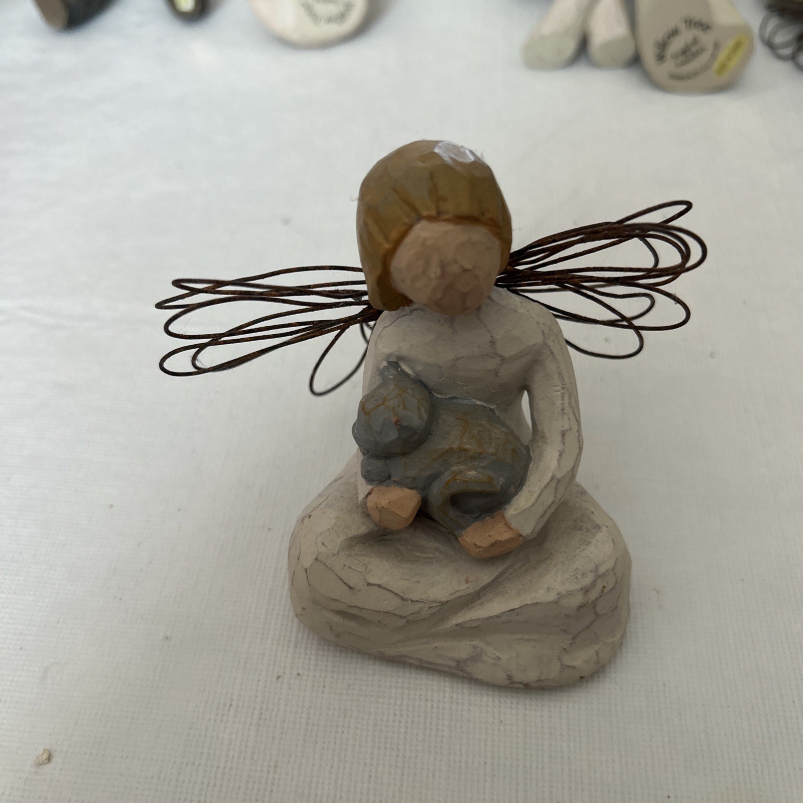 Willow Tree Angel of Kindness 1999 Susan Lordi DEMDACO Figurine #26018 Cat Girl