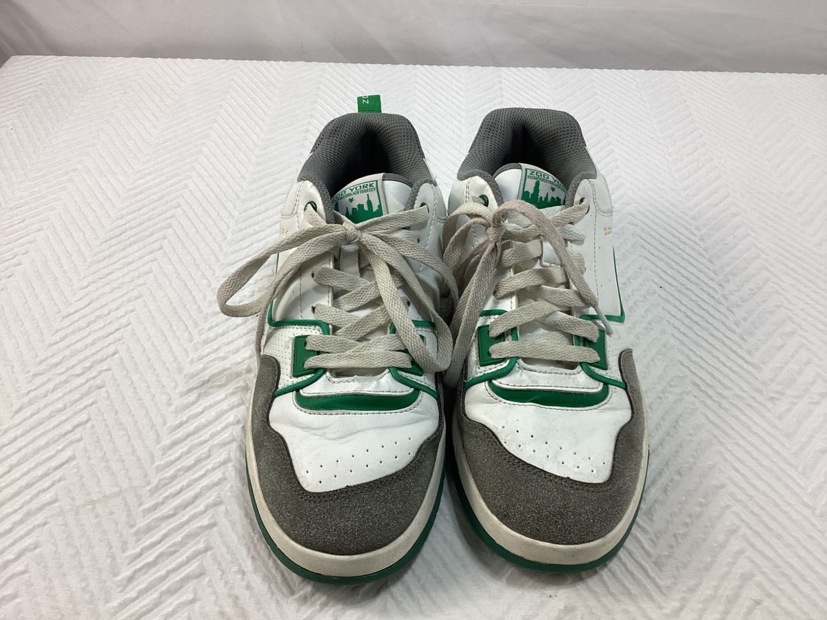 Zoo York Sneaker Mens 9 White Green Rodney Skater Y2K | eBay