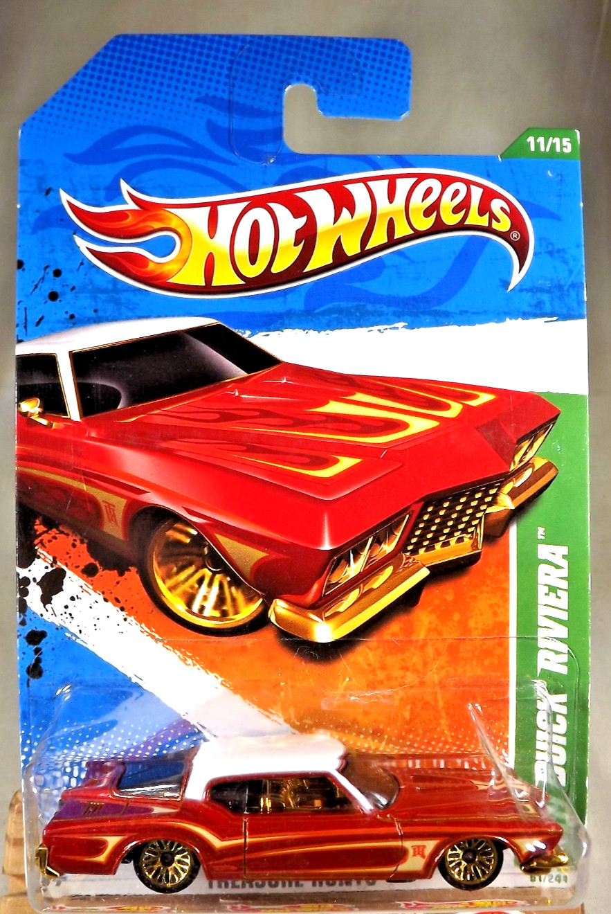 2011 Hot Wheels #61 Treasure Hunts 11/15 1971 BUICK RIVIERA Burnt Orange Lace S