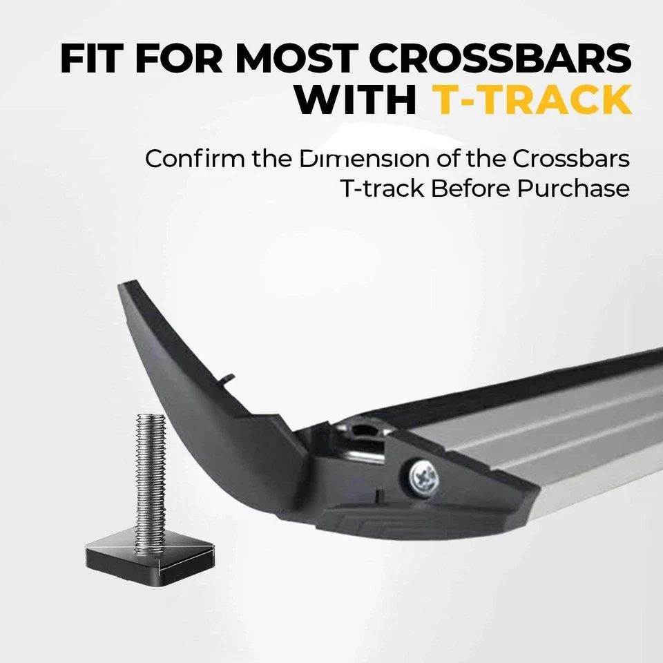 Paw H1 Ladder Roof Rack For Nissan NV Cargo Vans Pratik Series Silver 3 Bar - Image 3 of 4