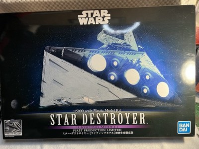 Star Wars 1/5000 Scale Plastic Model Kit Star Destroyer Lighting model BANDAI