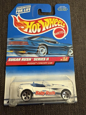 Mattel Hot Wheels Sugar Rush Series II Dodge Concept Car Baby Ruth #4 OF 4, 3+