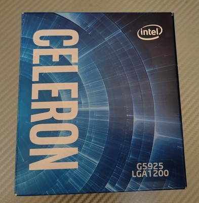 Intel Celeron G5925 3.6GHz Dual Core CPU Processor Socket LGA1200 Boxed Tested