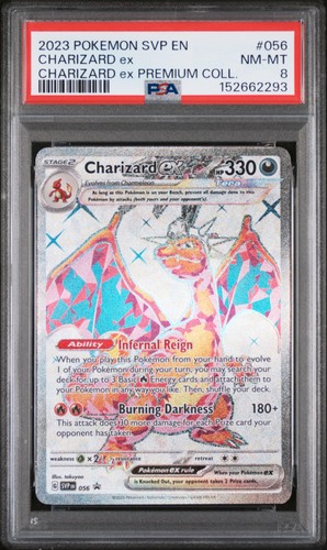 Charizard ex graded PSA 8 for sale on eBay