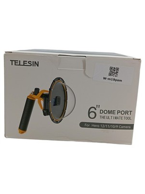 TELESIN 6'' Dome Port Unterwassergehäuse für GoPro Hero 12/11/10/9 GP-DMP-T09