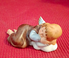Goebel Porcelain Figurine Angel Lying Asleep Multicoloured - Stamp Mark