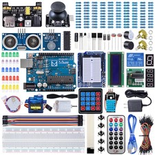 Starter Kit Compatible with Arduino Projects with Microcontroller, LCD1602 Mo...