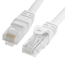 50FT Cat6 Ethernet Cable UTP LAN Network Patch Cord RJ45 Cat 6 Cable - White