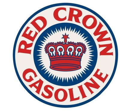 Red Crown Gasoline Oil Gas Pump Gas Station Racing Sticker Decal R8348