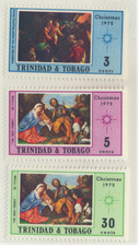 Trinidad and Tobago Stamps Scott #228 To 230, Mint Never Hinged, Christmas 1972
