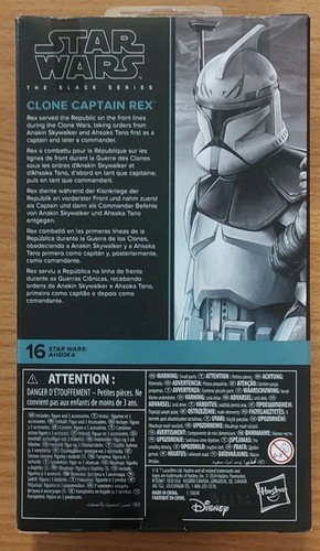 Black Series Captain Rex - Hasbro Star Wars (Ahsoka) Figure - Picture 3 of 4