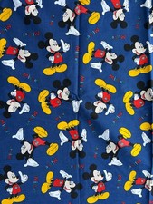Disney's "Here's Mickey" Mickey Mouse Cotton Fabric by Springs Global 5 yards