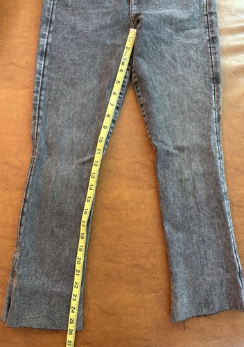 NWT 7 For All Mankind Ultra High-Rise Kick Jeans Size 25 Black $218 Retail - Picture 5 of 9