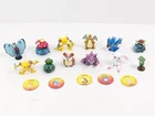 Pokemon Tomy & Auldey Figures Lot of 12 1990s 1995 1999 Hard Plastic Rubber Vtg