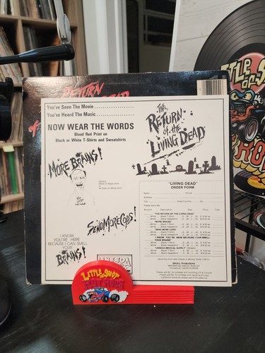 Various – The Return Of The Living Dead (1985) VG+/VG with Mech Sheet - Imagen 3 de 5