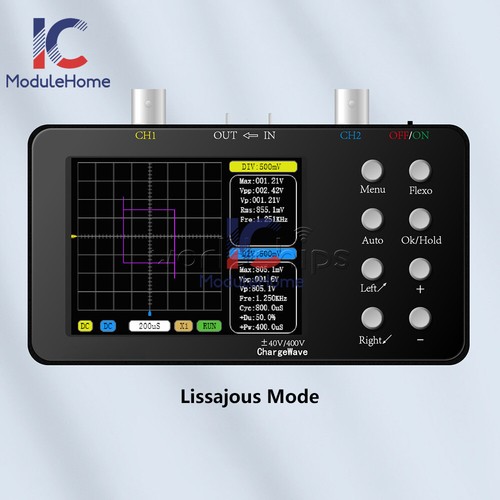 Digital Oscilloscope 10MHz Bandwidth Dual Channel Oscilloscope Signal Generator - Picture 6 of 16