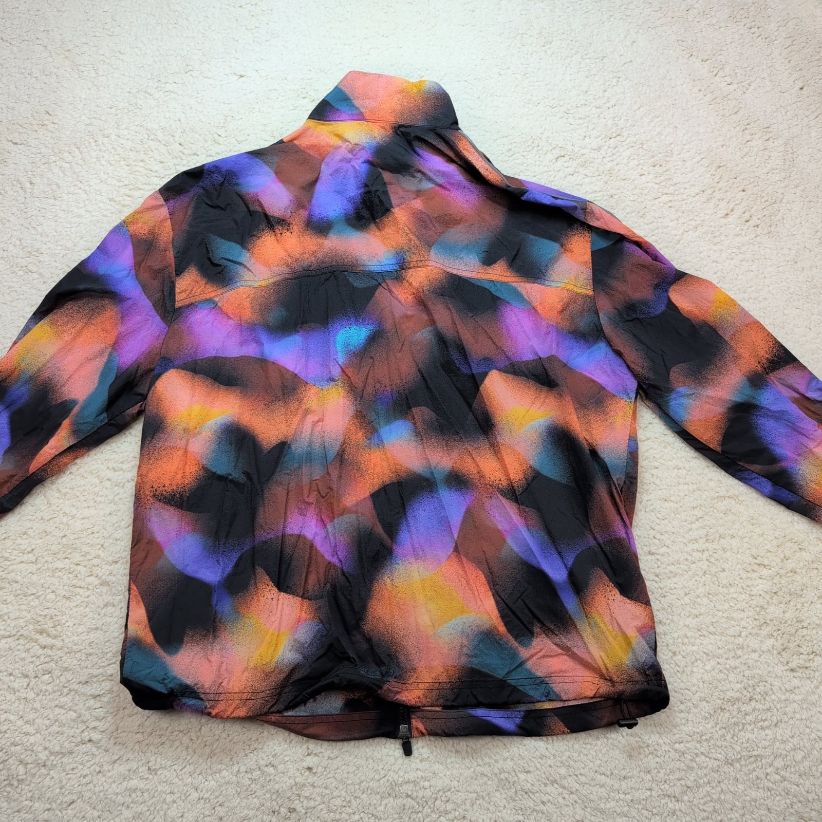 Fabletics Oversized Nylon Windbreaker Zip Jacket … - image 3