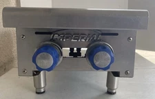Imperial IHPA-2-12 12" (2) Burner Gas Countertop Hotplate