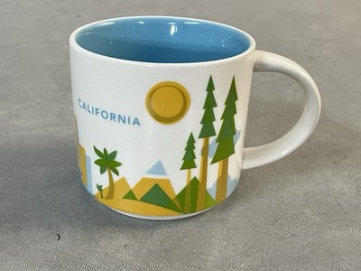 Starbucks Coffee Tea CALIFORNIA You Are Here Collection 2013 Cup Mug 14oz MINT!