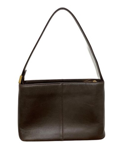 BURBERRY                    One-shoulder leather bag brown