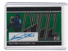 2026 Leaf Pro Set Metal Dexter McCleon Jr. Auto NA-DMC Green Prismatic 1/3