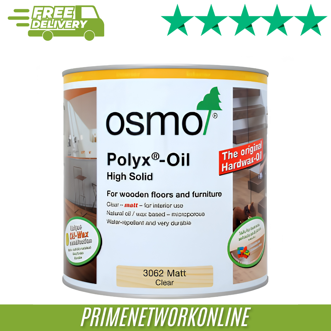Osmo Polyx Oil 3062 Clear Matt 125ml - 100% GENUINE NEW ⭐⭐⭐⭐⭐