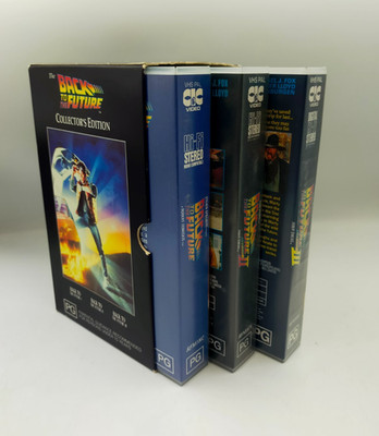 VHS Back To The Future Collector's Edition 3 Video Set 1-3