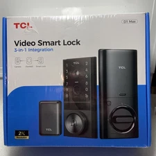 TCL Video Smart Lock 3-in-1 D1 Max 2K Camera Doorbell Smart Lock