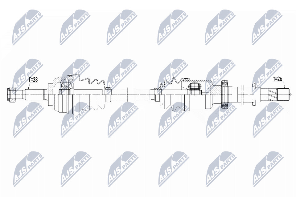 N.T.Y. NPW-RE-136.NTY Drive Shaft for RENAULT