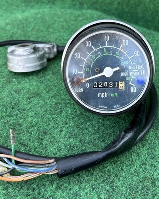 CB125k スピードメーター 1970s Vintage Nice HONDA CB125 CB 125 S Speedometer Speedo Meter