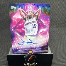 LATRELL SPREWELL 2025-26 TOPPS MIDNIGHT #DMA-LS DARK MATTER AUTO WARRIORS