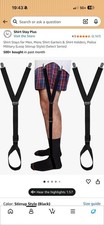 Shirt Stays for Men, Mens Shirt Garters & Shi...