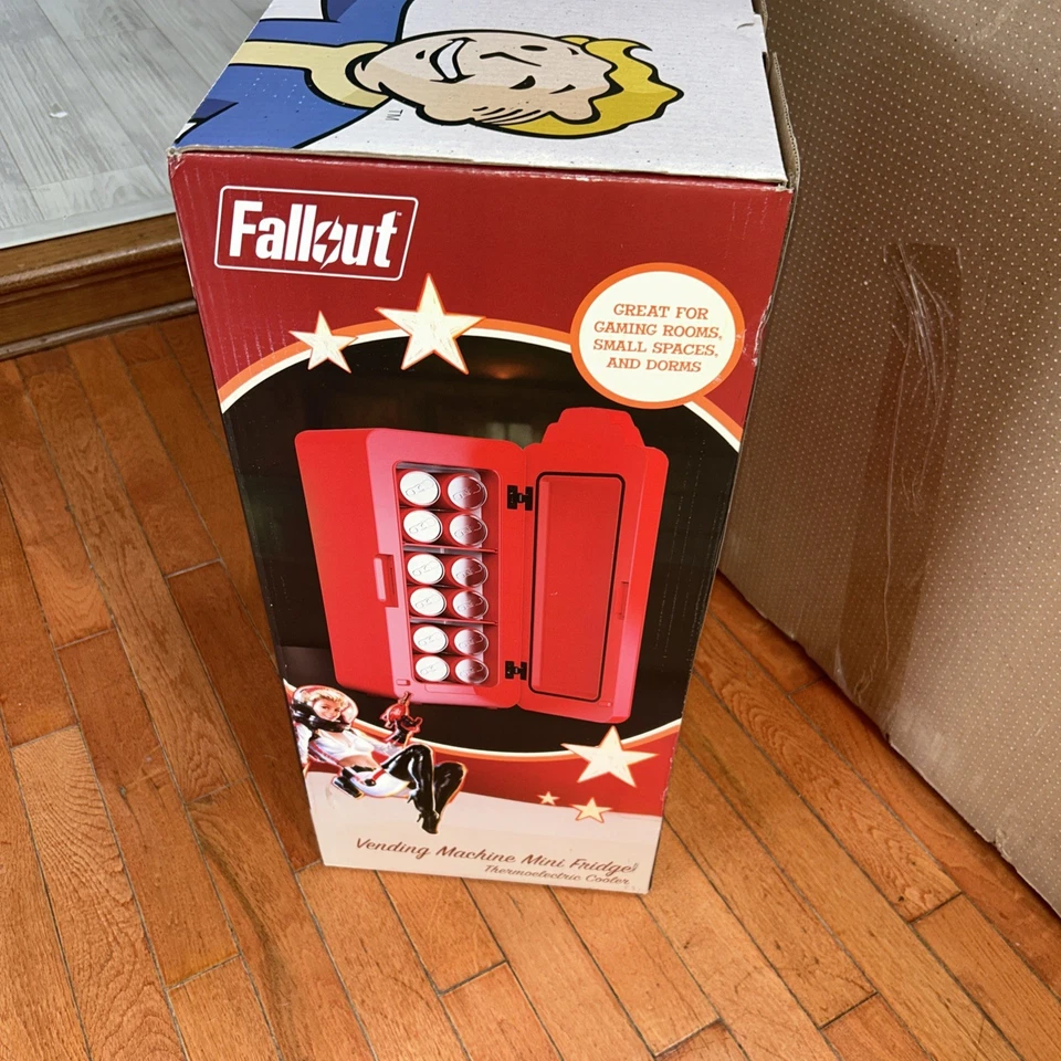 Máquina Expendedora Fallout Mini Nevera Enfriador Eléctrico Térmico ¡Nueva Y Rara! Foto 2 de 4