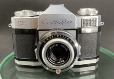 Contaflex Zeiss Ikon Rangefinder Film Camera Zeiss Ikon Pantar 2.8/45 Lens #214