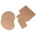 5 Stück ultraleichte Holzmodell-Grundplatte Toy Pad Density Board