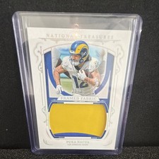 Panini National Treasures Football 2025 Framed Fabric Puka Nacua Rams NFL