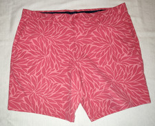 Vineyard Vines Performance Pink AOP Floral Hybrid Chino Shorts 38 Waist X 7.5
