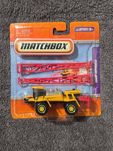 Matchbox 2010 Impianti Reali Funzionanti - Spruzzatore Colture di Matchbox - Giallo Nuovo con scatola - Foto 3 di 3