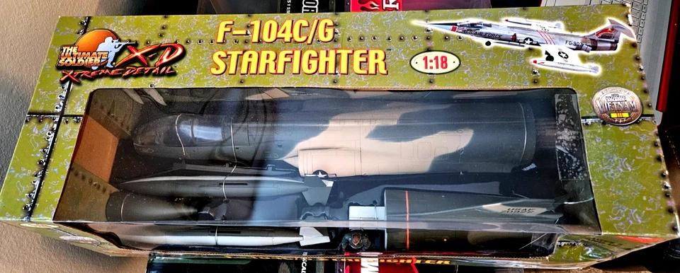 Ultimate Soldier 21s Century Toys 1/18 Vietnam F-104C/G Starfighter Jet