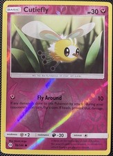 Cutiefly 92/149 Sm Base Set Reverse Holo - Pokémon Card