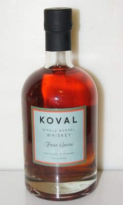Koval 2017 FOUR GRAIN Single Barrel whiskey cask XU2A88 47% Chicago IL USA 0.5L