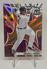 2026 Panini Donruss Miguel Cabrera Bomb Squad Purple Laser /15 Detroit Tigers SP