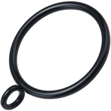 44 Pack Curtain Rings with Eyelets, Metal Drapery Ring for Pinch Pleat Curtai...