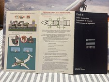 U.S. AIRWAYS  EXPRESS OPERATED BY PIEDMONT AIRLINES DASH 8 Safety Card