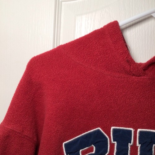 Bum Equipment Red Hoodie Sweatshirt Medium Pullover - Picture 2 of 19