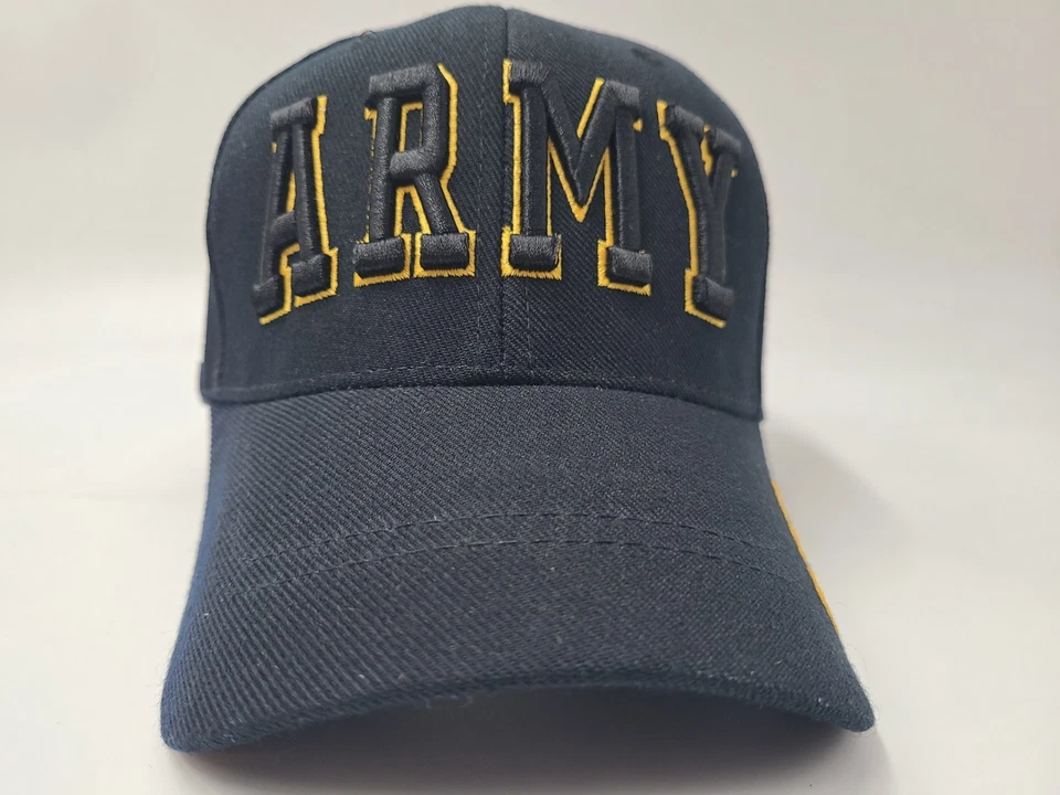 Gorra ajustable United States Go Army Coliseo mezcla de lana EE. UU. militar negra Foto 2 de 4