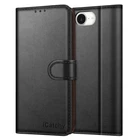For iPhone 17e / 16e Phone Case Leather Wallet Flip Stand View Shockproof Cover
