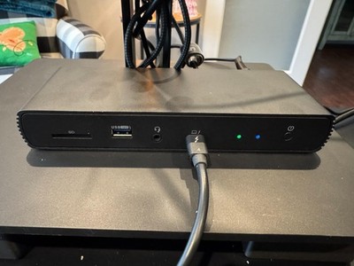 Amazon Basics Thunderbolt 4 Pro Dock, Dual 4K, Black